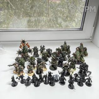 Описание картинки Death Guard Army - 44 Models от Warp_shop по цене 500руб | Свободный Рынок Миниатюр - СРМ