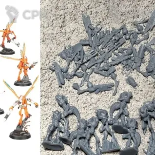 Описание картинки Vespid Stingwings: Kill Team от 3Д-Печка по цене 600руб | Свободный Рынок Миниатюр - СРМ