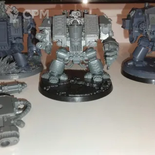 Описание картинки Space Marine Venerable Dreadnought 3штуке 1 оригинал, и бонусом два печатных от User37833 по цене 1 000руб | Свободный Рынок Миниатюр - СРМ