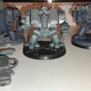 Описание картинки Space Marine Venerable Dreadnought 3штуке 1 оригинал, и бонусом два печатных от User37833 по цене 1 000руб | Свободный Рынок Миниатюр - СРМ