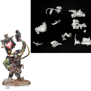 Описание картинки Warboss armageddon от Логово Каракатицы  по цене 100руб | Свободный Рынок Миниатюр - СРМ
