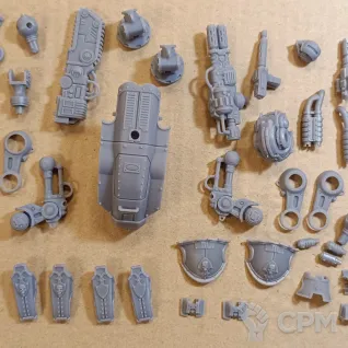 Описание картинки Armiger Warglaive / Армигер Варглейв / Warhammer 40000 (Вархаммер 40000) / Imperial knight от Лавка Приключенца по цене 250руб | Свободный Рынок Миниатюр - СРМ