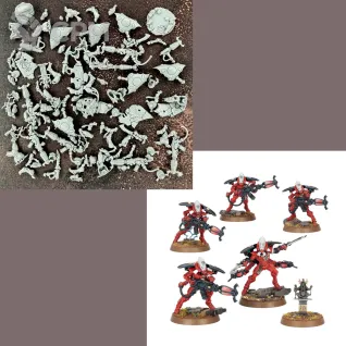 Описание картинки Warp spiders от Marshal Catmaldus по цене 100руб | Свободный Рынок Миниатюр - СРМ