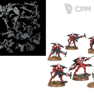 Описание картинки Warp Spiders от Логово Каракатицы  по цене 100руб | Свободный Рынок Миниатюр - СРМ