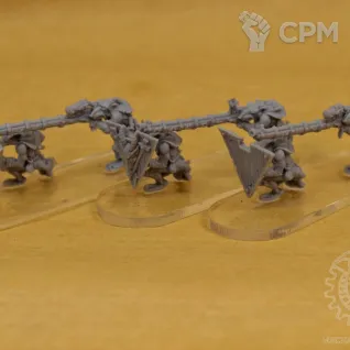 Описание картинки Warplock Jezzails от Mechanikus Forge по цене 100руб | Свободный Рынок Миниатюр - СРМ
