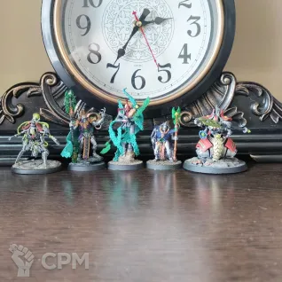 Описание картинки Necron Characters от Midke по цене 100руб | Свободный Рынок Миниатюр - СРМ