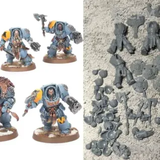 Описание картинки Wolf Guard Terminators 2025 от 3Д-Печка по цене 600руб | Свободный Рынок Миниатюр - СРМ