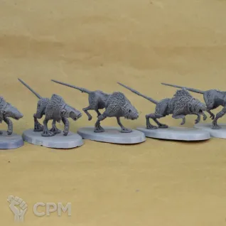 Описание картинки Wolf Rats от Mechanikus Forge по цене 100руб | Свободный Рынок Миниатюр - СРМ