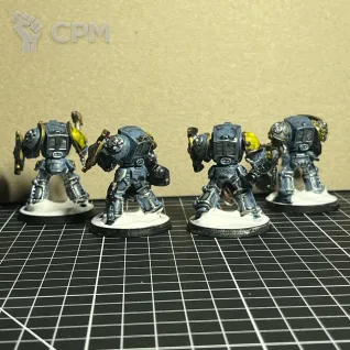 Описание картинки Wolf Guard Terminators от Etogetto по цене 100руб | Свободный Рынок Миниатюр - СРМ