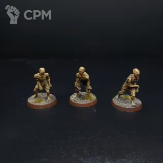 Описание картинки 3 смоляных зомби в покрасе. от V130177@mail.ru по цене 1 400руб | Свободный Рынок Миниатюр - СРМ