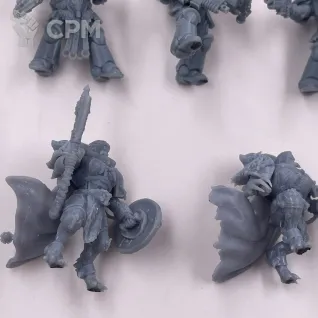 Описание картинки Собранные  Grey Hunters Серые охотники примарис и девушки Вульфены от Подземный человек по цене 500руб | Свободный Рынок Миниатюр - СРМ