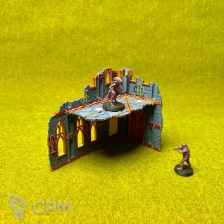Описание картинки Складной террейн WH40k из набора Battle Nun set. от Террейн и миниатюры по цене 100руб | Свободный Рынок Миниатюр - СРМ