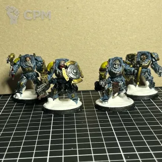 Описание картинки Wolf Guard Terminators от Etogetto по цене 100руб | Свободный Рынок Миниатюр - СРМ
