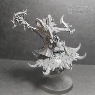 Описание картинки Tzaangor Shaman от Harvest по цене 100руб | Свободный Рынок Миниатюр - СРМ