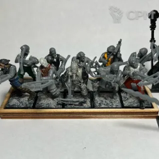 Описание картинки Empire Crossbowmen + Capitan + 2 Mage от Cleric по цене 100руб | Свободный Рынок Миниатюр - СРМ