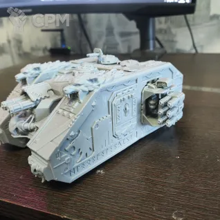 Описание картинки Space Wolves Landraider от  по цене 1 500руб | Свободный Рынок Миниатюр - СРМ