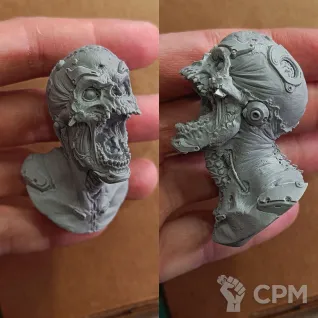 Описание картинки Ревенант (Revenant, Doom) от Forfun Miniatures по цене 300руб | Свободный Рынок Миниатюр - СРМ