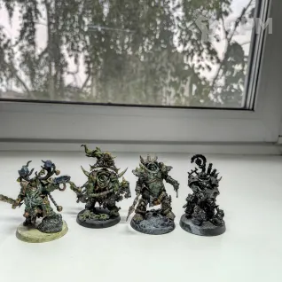 Описание картинки Death Guard Army - 44 Models от Warp_shop по цене 500руб | Свободный Рынок Миниатюр - СРМ
