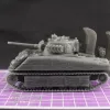 Описание картинки Американский средний танк M4A2 Sherman КМП со шноркелем / масштаб 1:56 / 28мм от DModels по цене 2 100руб | Свободный Рынок Миниатюр - СРМ - изображение - №2