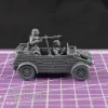 Описание картинки Немецкий автомобиль Kübelwagen с водителем и стрелком (версия DAK) /масштаб 1:56 /28мм от DModels по цене 360руб | Свободный Рынок Миниатюр - СРМ - изображение - №4