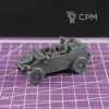 Описание картинки Немецкий автомобиль Kübelwagen с водителем и офицером (версия DAK) /масштаб 1:56 /28мм от DModels по цене 350руб | Свободный Рынок Миниатюр - СРМ - изображение - №2