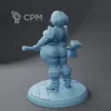 Описание картинки Bridget the Fighter ( Female Human Fighter ) от PocketSized Prints по цене 250руб | Свободный Рынок Миниатюр - СРМ - изображение - №2