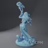Описание картинки Olseen the Soothsayer ( Female Warlock / Human Fortune Teller / Divination Wizard / Cultis от PocketSized Prints по цене 250руб | Свободный Рынок Миниатюр - СРМ - изображение - №2