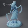 Описание картинки Morana the Scythe ( Female Elf Warlock / Necromancer / Scythe Fighter / Cultist ) от PocketSized Prints по цене 250руб | Свободный Рынок Миниатюр - СРМ - изображение - №2