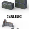 Описание картинки Бронированный комплекс\Armored Ruins set . от WebWay 3D по цене 10 000руб | Свободный Рынок Миниатюр - СРМ - изображение - №5
