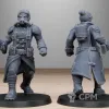 Описание картинки "Сестры Войны" женский отряд Крига с винтовками от Подземный человек по цене 1 190руб | Свободный Рынок Миниатюр - СРМ - изображение - №2