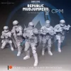 Описание картинки Jedi knight and Mudjumpers squad от PocketSized Prints по цене 500руб | Свободный Рынок Миниатюр - СРМ - изображение - №4