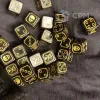 Описание картинки Adeptus Custodes Dice Set от ССП по цене 3 300руб | Свободный Рынок Миниатюр - СРМ - изображение - №4