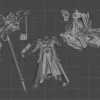 Описание картинки CHAOS LORD REGENT UNGVARRA KRED Урсула Крид Ренегат от WastelandMiniatures по цене 320руб | Свободный Рынок Миниатюр - СРМ - изображение - №2