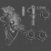 Описание картинки Foetid Bloat-Drone with heavy blight launcher от WastelandMiniatures по цене 770руб | Свободный Рынок Миниатюр - СРМ - изображение - №3