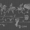 Описание картинки Iron Hills Goat Riders от WastelandMiniatures по цене 990руб | Свободный Рынок Миниатюр - СРМ - изображение - №2