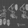 Описание картинки Knights of Dol Amroth on Foot от WastelandMiniatures по цене 300руб | Свободный Рынок Миниатюр - СРМ - изображение - №2