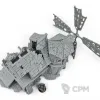 Описание картинки Разрушенный Дом-Мельница - Фэнтези Террейн от Terrain Print по цене 1 950руб | Свободный Рынок Миниатюр - СРМ - изображение - №3