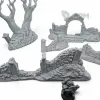 Описание картинки Стены Кладбища - Фэнтези Террейн, Shadowfey Ruins от Terrain Print по цене 1 800руб | Свободный Рынок Миниатюр - СРМ - изображение - №4