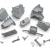 Описание картинки Набор Террейна 11th Редакции - Armored Ruins от Terrain Print по цене 3 000руб | Свободный Рынок Миниатюр - СРМ - изображение - №2
