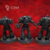 Описание картинки Миниатюры 35 мм для Warhammer 40K Leviathan Infernus Squad (5 шт)+базы, готовы к покраске от 3DSprint по цене 777руб | Свободный Рынок Миниатюр - СРМ - изображение - №4