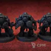 Описание картинки Миниатюры Warhammer 40,000 Blood Angels Aggressors Squad,набор 3 шт + подставки, собранные от 3DSprint по цене 550руб | Свободный Рынок Миниатюр - СРМ - изображение - №2