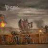 Описание картинки Тайл Ничейной земли : TRENCH ✠ CRUSADE от Big Brain Terrain по цене 2 150руб | Свободный Рынок Миниатюр - СРМ - изображение - №2