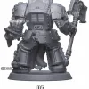 Описание картинки Bleck Templars Chaplain in Terminator Armour от MrMetalHorror по цене 450руб | Свободный Рынок Миниатюр - СРМ - изображение - №3