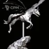 Описание картинки Dark Elves Nightmare Pegasus от Магазин Альфария по цене 250руб | Свободный Рынок Миниатюр - СРМ - изображение - №2