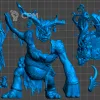 Описание картинки Trugg the Troggoth King (scan) от badmorning по цене 900руб | Свободный Рынок Миниатюр - СРМ - изображение - №2