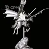Описание картинки Dark elves Banner standard bearer on dark pegasus от Магазин Альфария по цене 350руб | Свободный Рынок Миниатюр - СРМ - изображение - №3