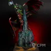 Описание картинки Zombie Dragon покрашенная модель от LDBits по цене 8 000руб | Свободный Рынок Миниатюр - СРМ - изображение - №2