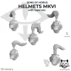 Описание картинки Sons of Horus MkVI Helmets with Topknots от  по цене 100руб | Свободный Рынок Миниатюр - СРМ - изображение - №2