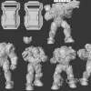Описание картинки Terran Marine ( shield and defult  ) от White Blackjack по цене 899руб | Свободный Рынок Миниатюр - СРМ - изображение - №2