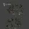 Описание картинки Mechanized Gaelic Warriors v1 от PocketSized Prints по цене 600руб | Свободный Рынок Миниатюр - СРМ - изображение - №2